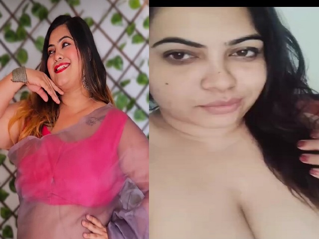 Huge boobs mature aunty sex mood licking finger viral MMS
